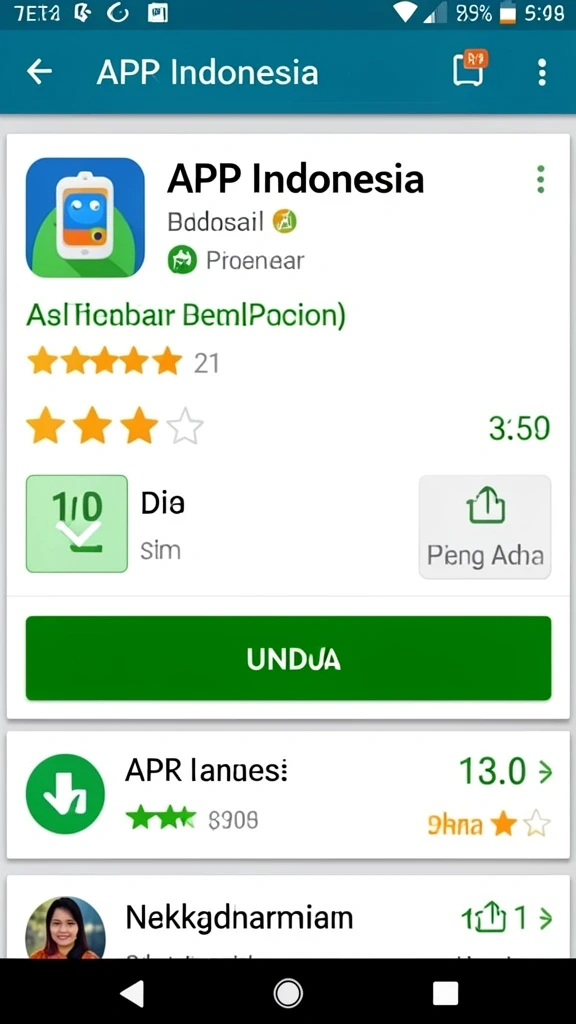 katawin - Tampilan menu utama KATAWIN yang menarik.